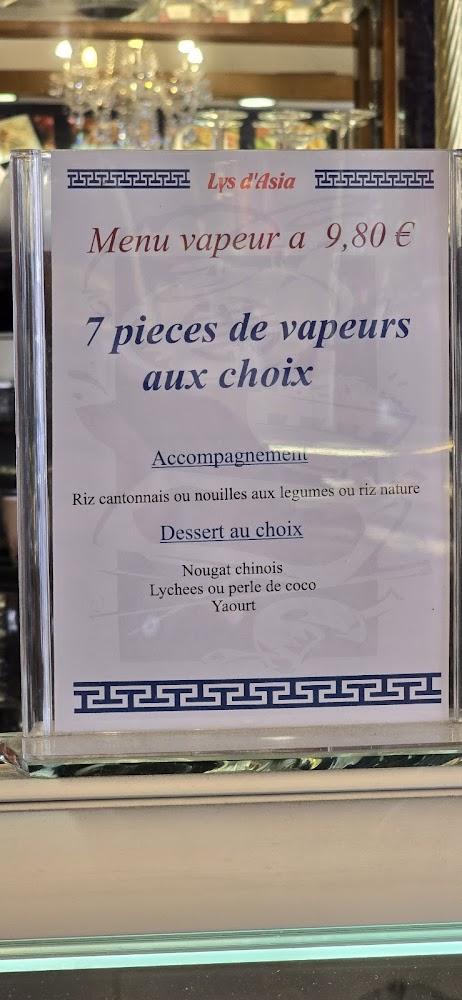 Lys d'Asia - Menu Image 3